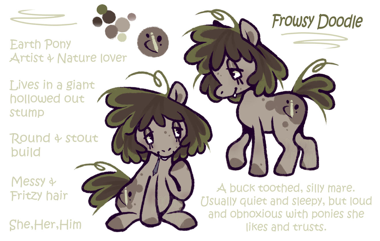 Frowsy Doodle ref